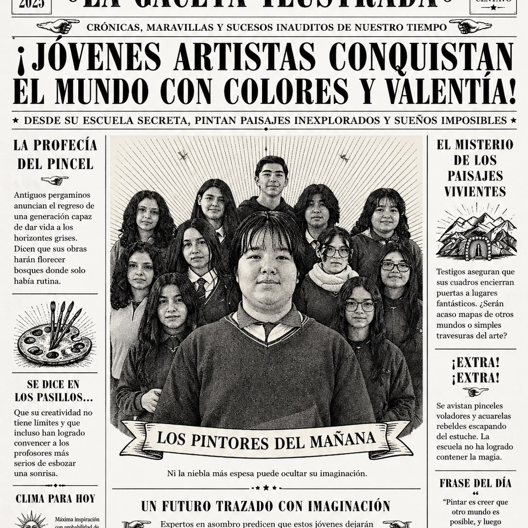Colores que trascienden: el arte de nuestras estudiantes conquista la comuna